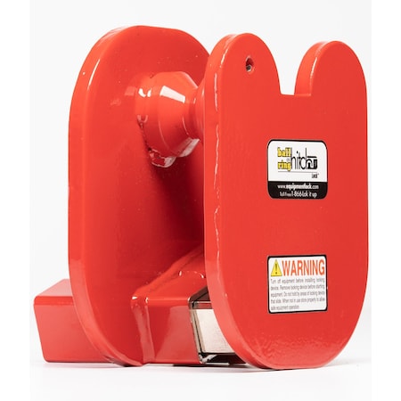 The Equipment Lock Company Ball & Ring Universal Trailer Hitch Lock that secures most size ball or ring/pintle type hitch BRHL-RK